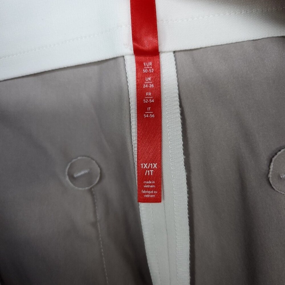 Spanx Ankle Straight Pants Silver Lining Comfort On The Go Plus 1X - Picture 15 of 16